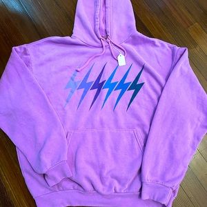 Brand NWT aviator Nation hoody. Neon purple sold out everywhere